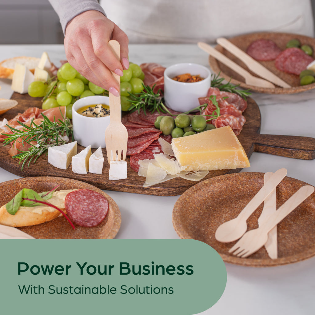 Sustainable wooden utensils