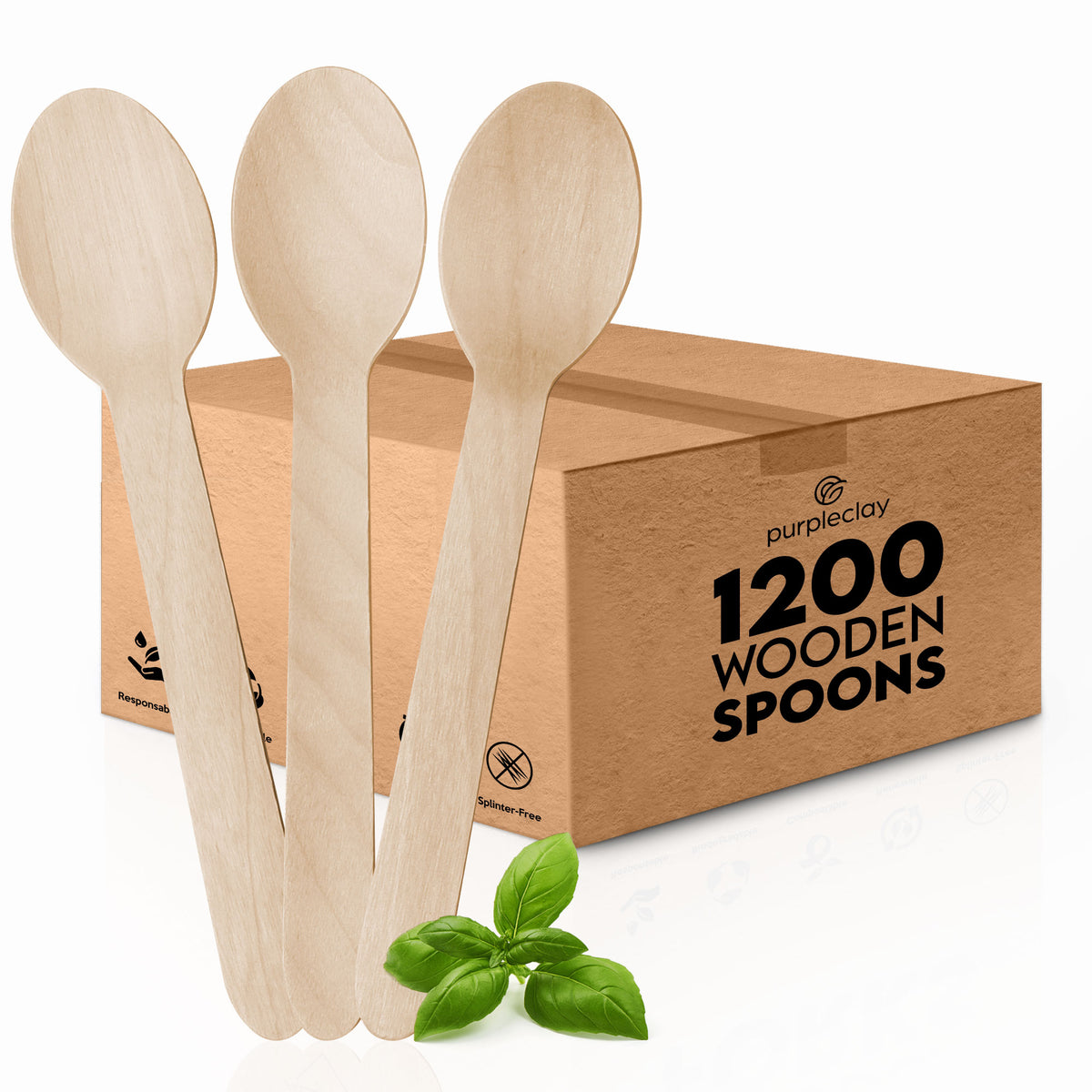 Wooden spoons 1200 pcs