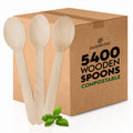 5400pcs Wooden Spoons