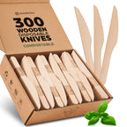 Wooden Disposable Knives Compostable 