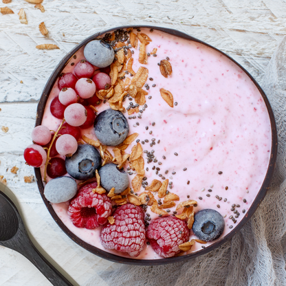 Jumbo Coconut Bowl With Spoon and Fork